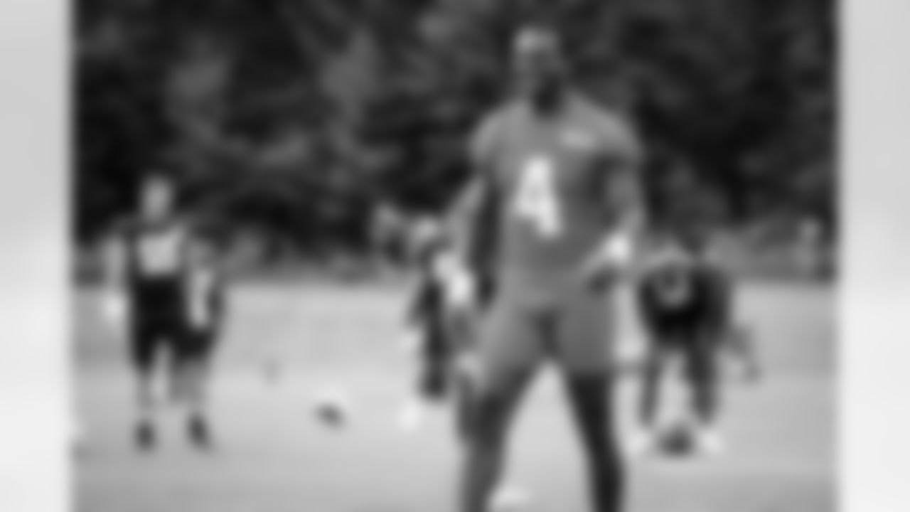 Quarterback Deshaun Watson (4) during Day 6 of Training Camp at The Greenbrier on July 30, 2023.