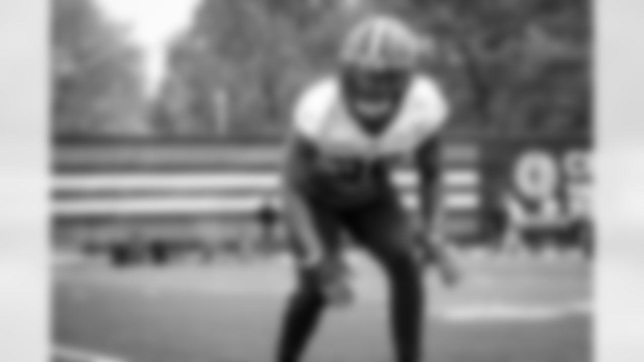 Safety Bubba Bolden (36) during practice on the first day of Rookie Minicamp at CrossCountry Mortgage Campus on May 12, 2023.