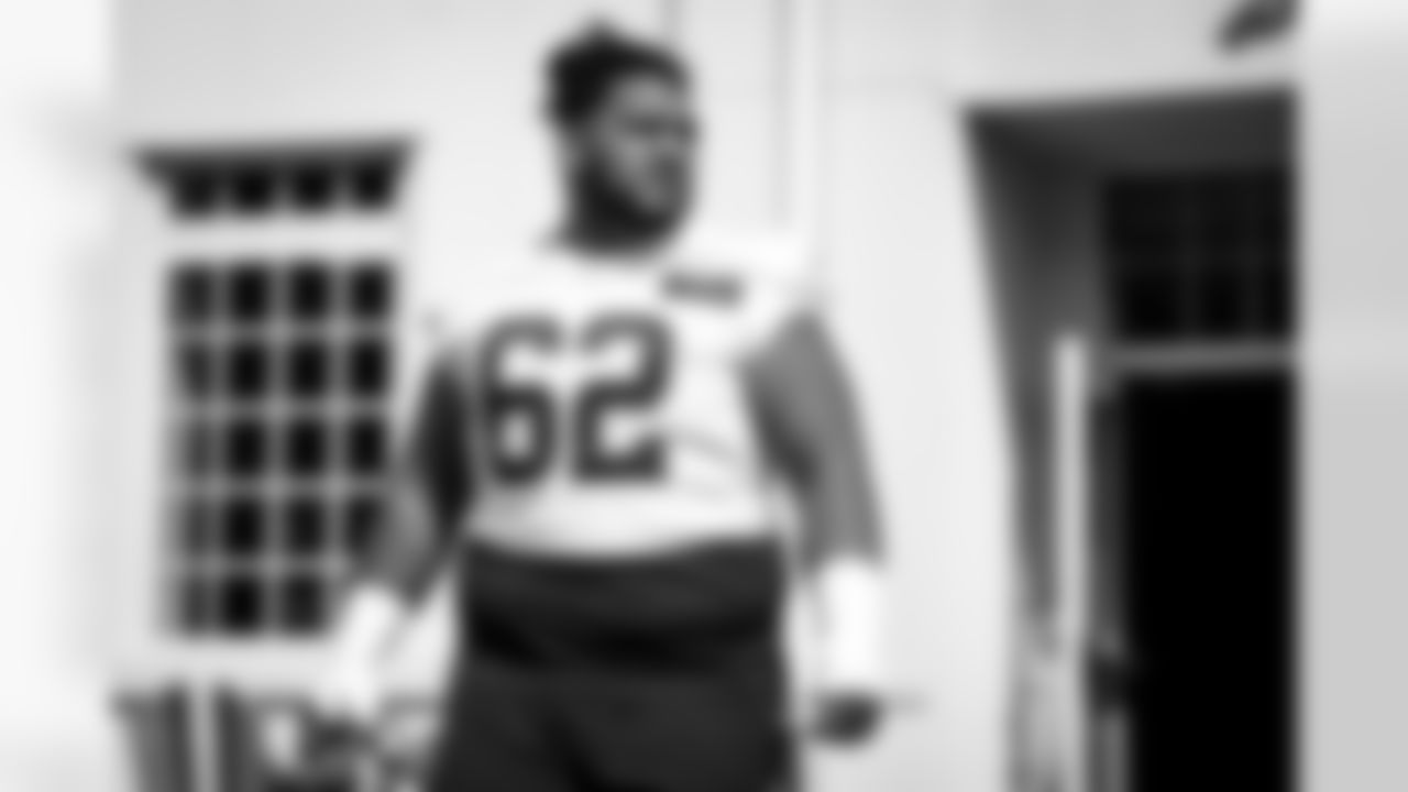 Defensive tackle Siaki Ika (62) during Phase II Fieldwork at The Greenbrier on July 23, 2023.
