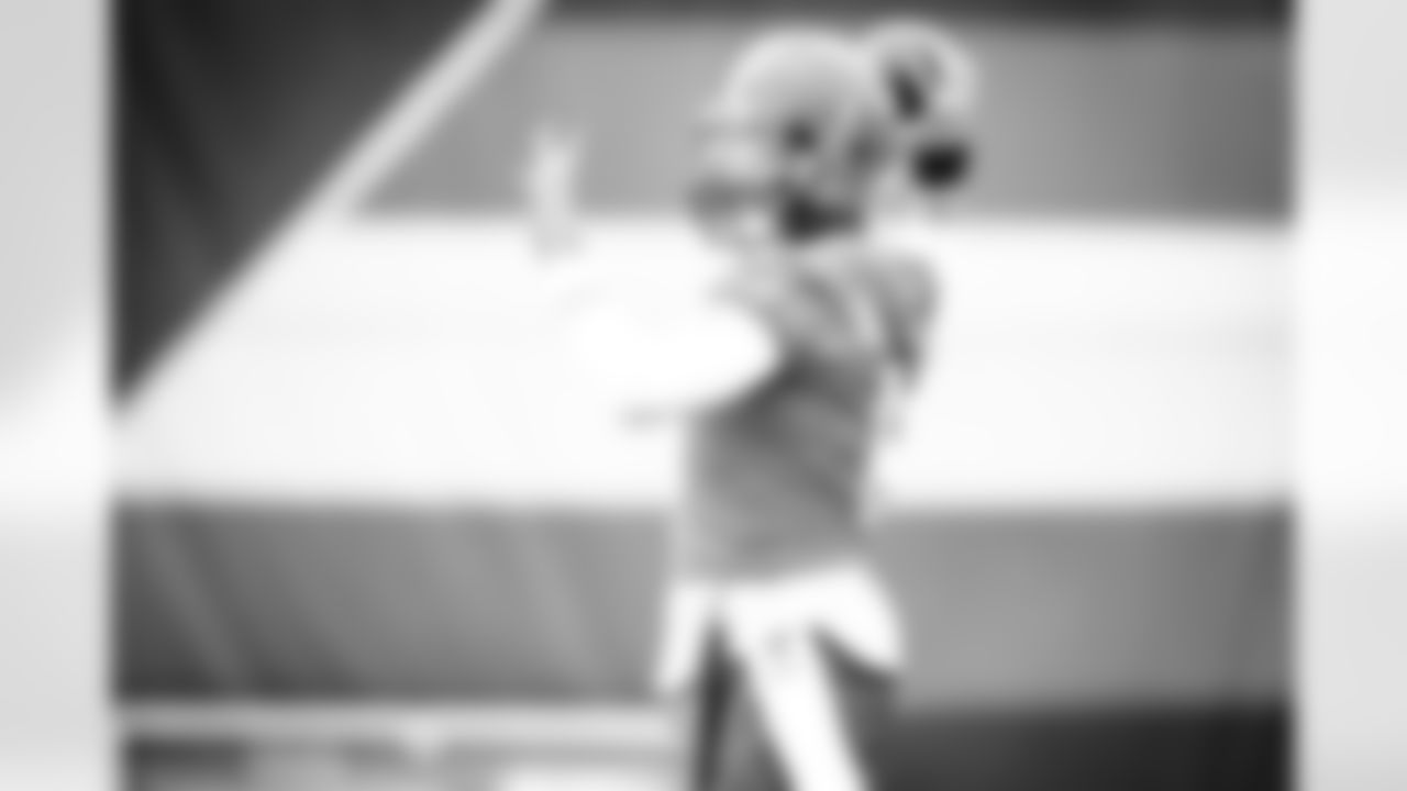 Quarterback Baker Mayfield (6) during practice on September 2, 2020