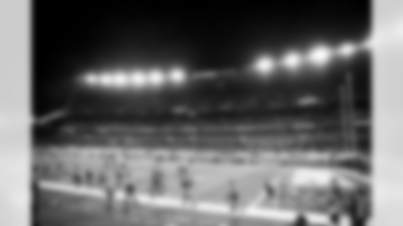 The team before a NFL Monday Night Football game between the Baltimore Ravens and Cleveland Browns on December 14, 2020 at FirstEnergy Stadium. The Browns lost 47-42.