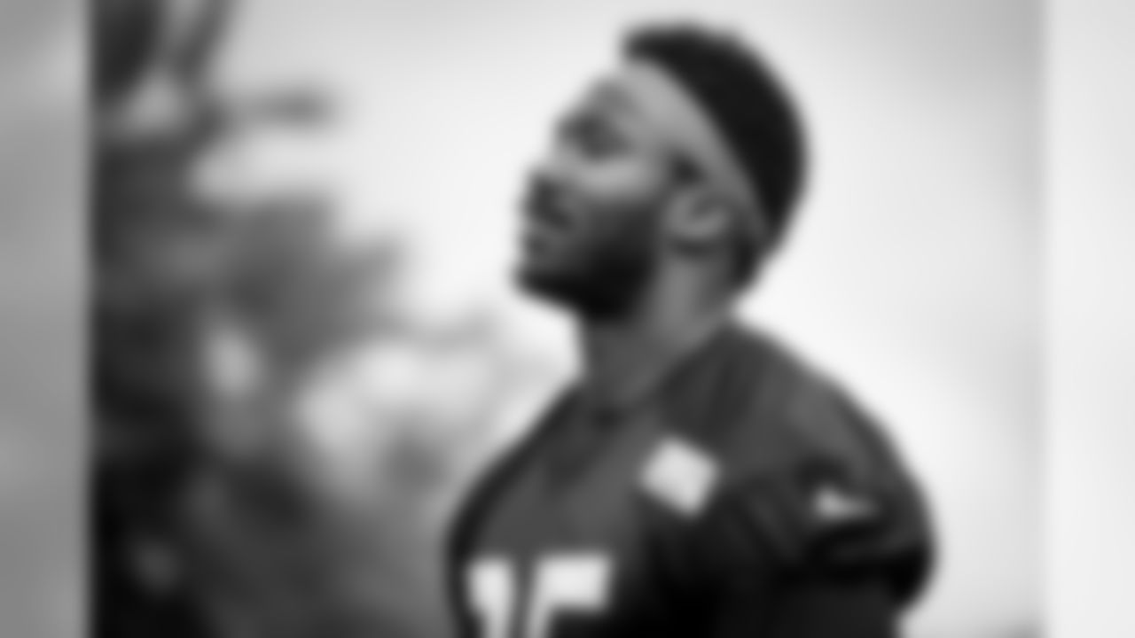 Defensive end Myles Garrett (95) during the seventh practice of OTAs on May 28, 2019.