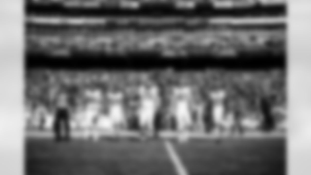 Defensive end Myles Garrett (95), Running back Nick Chubb (24), Offensive guard Joel Bitonio (75), Long snapper Charley Hughlett (47) and Cornerback Denzel Ward (21) before a NFL football game between the Cleveland Browns and Washington Commanders on January 1, 2023 at FedEx Field. The Browns won 24-10.