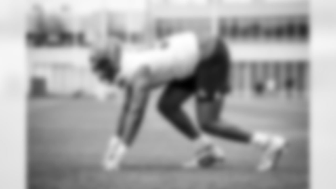 Defensive lineman Isaiah McGuire (91) during practice on the first day of Rookie Minicamp at CrossCountry Mortgage Campus on May 12, 2023.