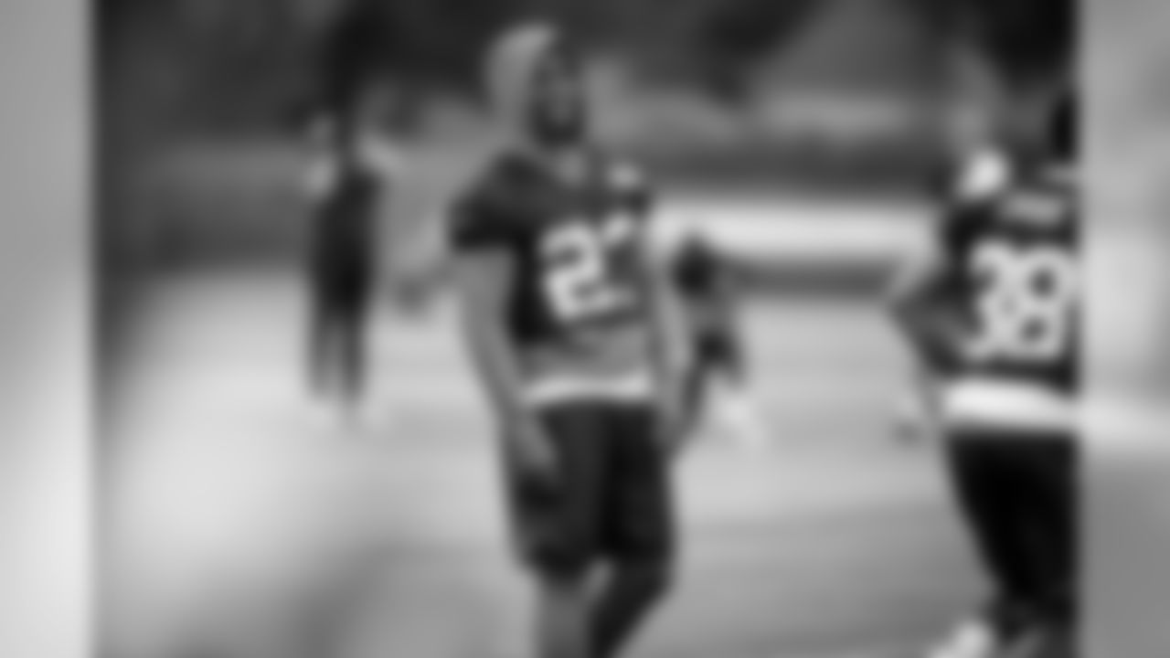 Safety Damarious Randall (23) during the seventh practice of OTAs on May 28, 2019.