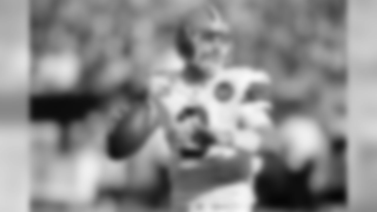 2008 – After the sudden death of Gene Upshaw, the NFL announced that for the opening weekend of the 2008 season, all 32 teams would wear a patch on the left chest of the jerseys with the initials "GU" and the number 63, Upshaw's jersey number with the Oakland Raiders in his honor.
