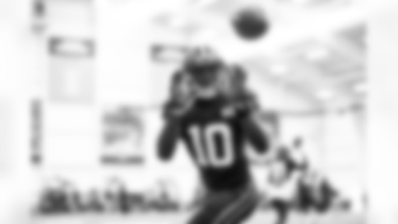 Wide receiver Taywan Taylor (10) during practice on August 28, 2020