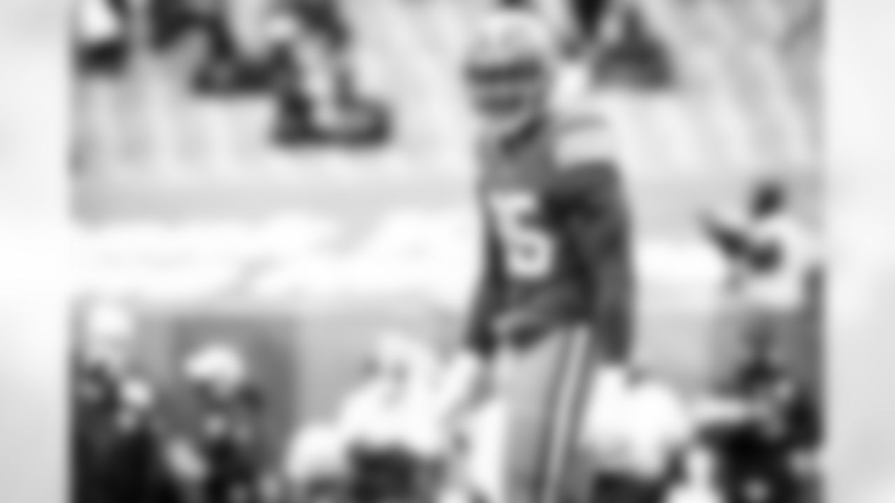 Defensive end Myles Garrett (95) during a NFL football game between the Las Vegas Raiders and Cleveland Browns on November 1, 2020 at FirstEnergy Stadium. The Browns lost 16-6.