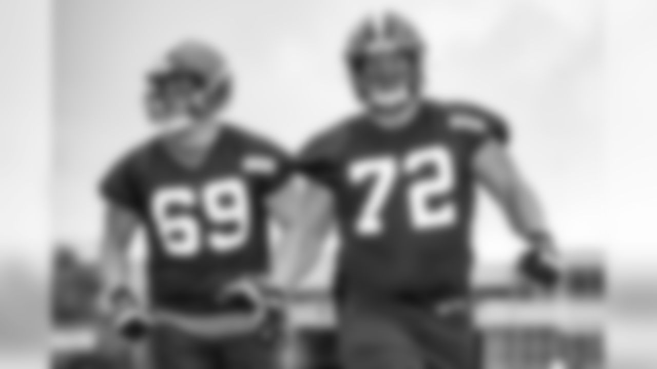 Guard Eric Kush (72) during practice on September 2, 2019
