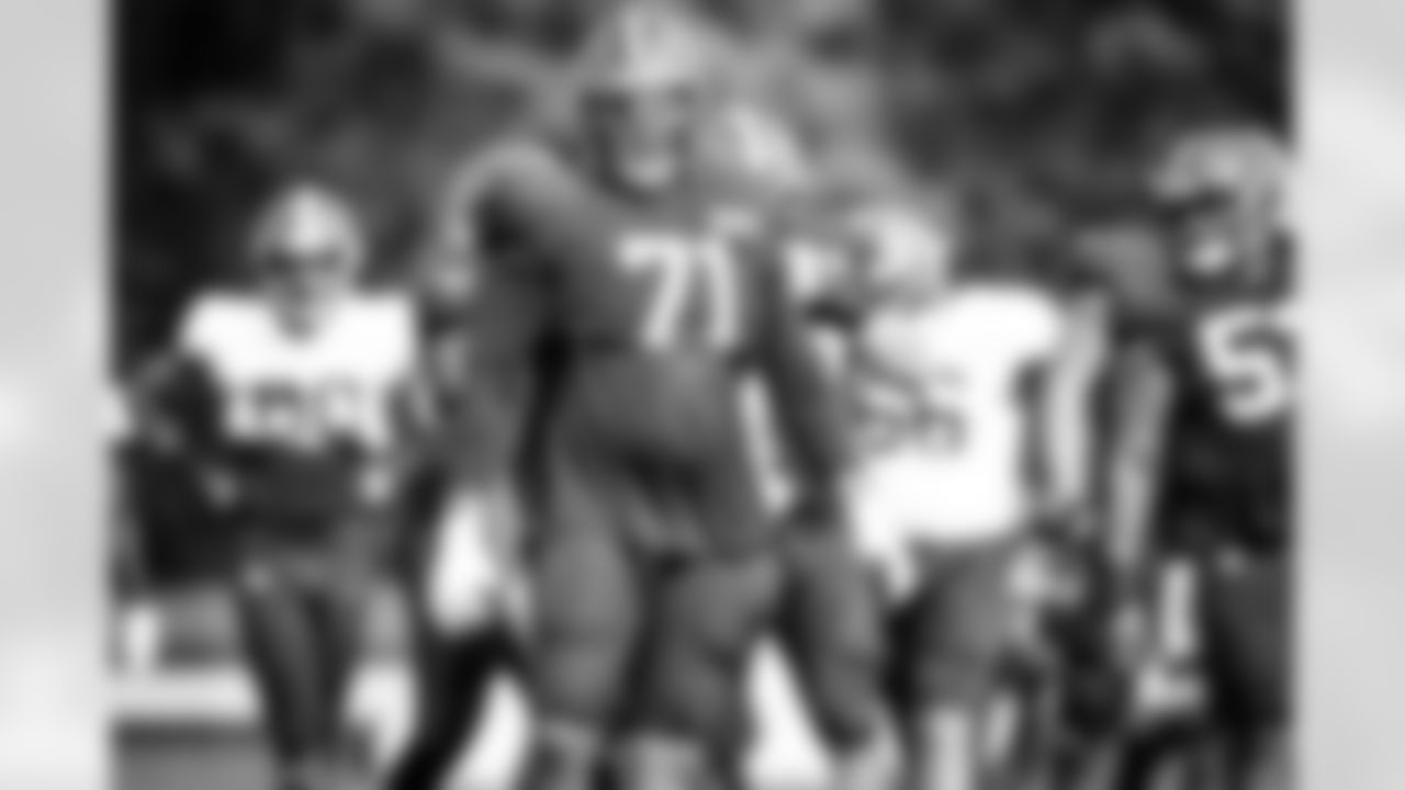 Offensive tackle Jedrick Wills Jr. (71) during practice on September 23, 2020