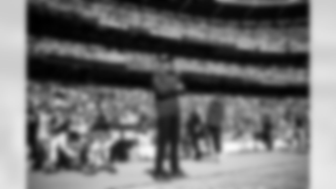 Head Coach Kevin Stefanski before a NFL football game between the New England Patriots and Cleveland Browns on October 16, 2022 at FirstEnergy Stadium. The Browns lost 38-15.