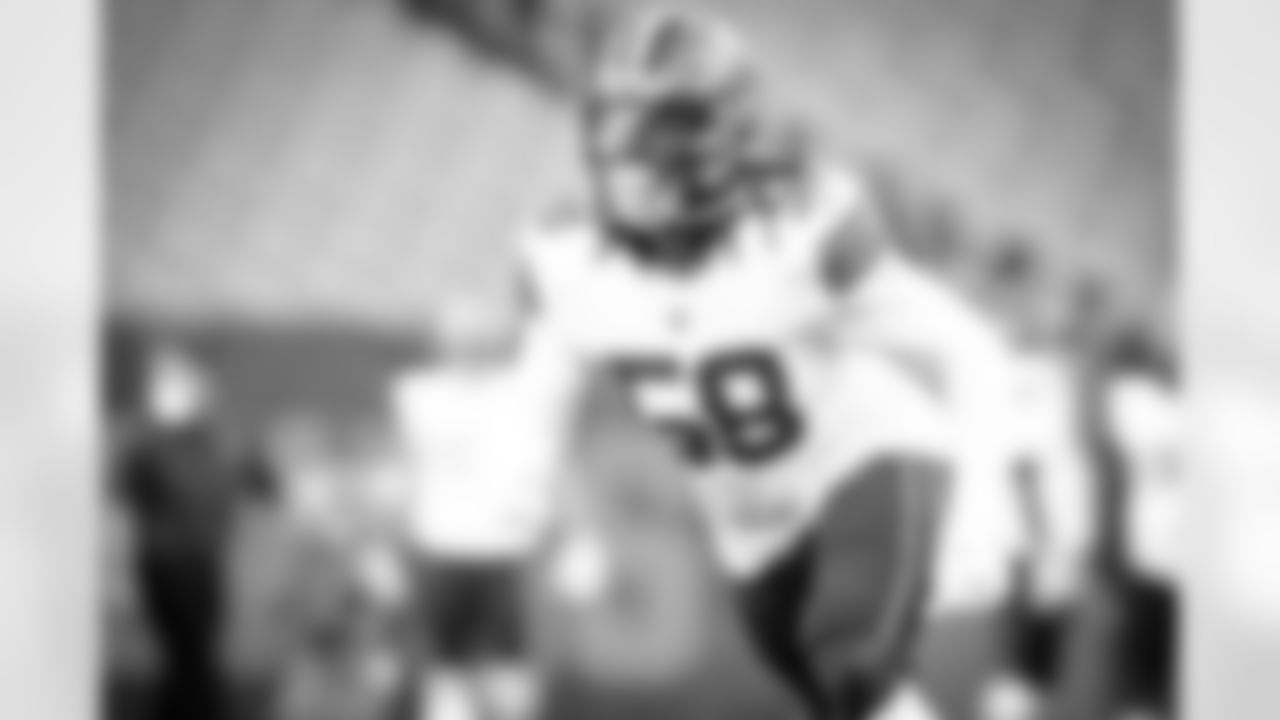 Linebacker Solomon Ajayi (58) during practice on September 4, 2020 at FirstEnergy Stadium.