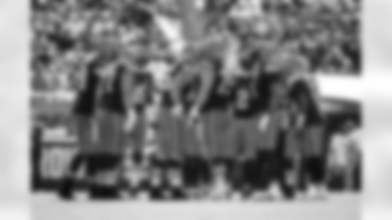The offense during a NFL football game between the Baltimore Ravens and Cleveland Browns on October 1, 2023 at Cleveland Browns Stadium.