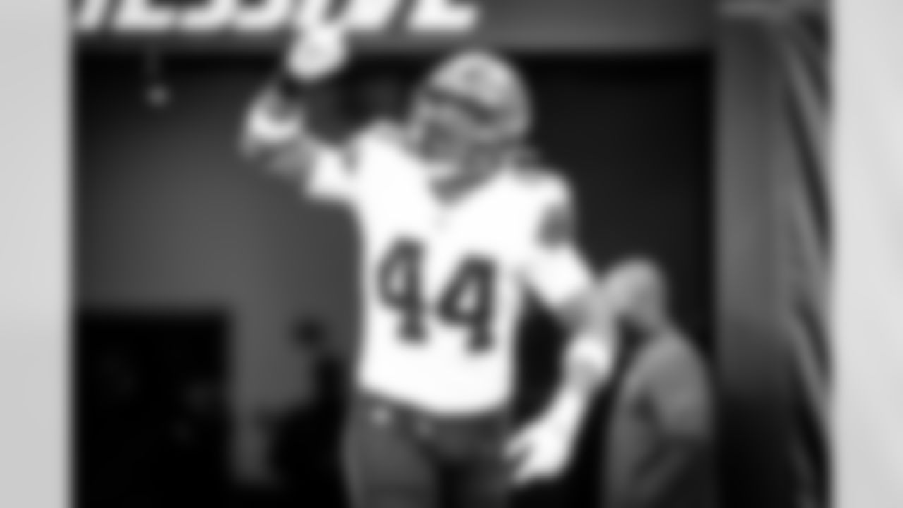 Linebacker Sione Takitaki (44) during practice on September 4, 2020 at FirstEnergy Stadium.