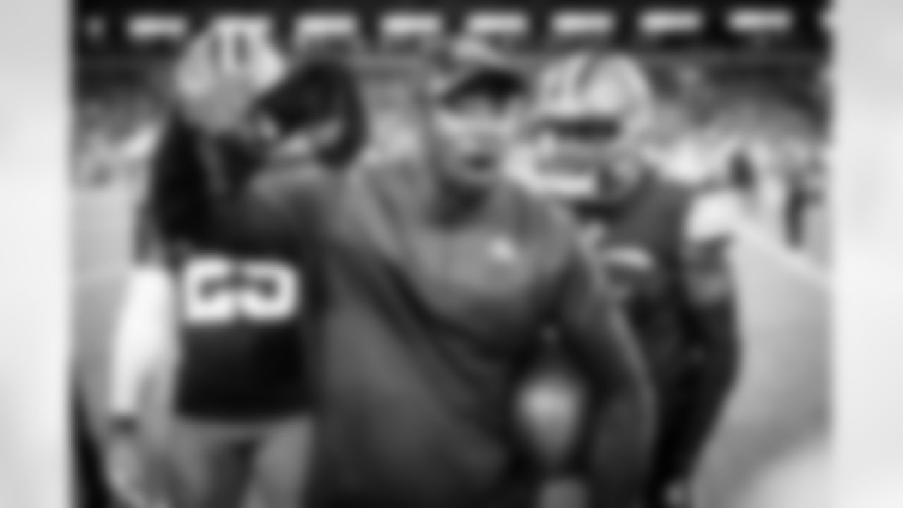 Assistant Defensive Backs Coach Brandon Lynch before a NFL football game between the Denver Broncos and Cleveland Browns on Thursday Night Football on October 21, 2021 at FirstEnergy Stadium. The Browns won 17-14.