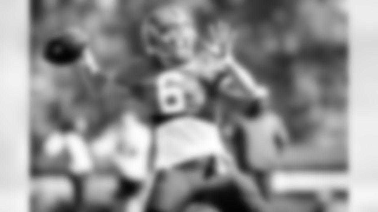 Quarterback Baker Mayfield (6) during practice on September 29, 2021.