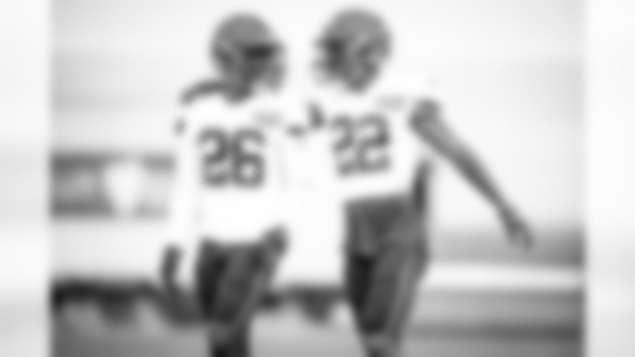 Cornerback Greedy Williams (26) and Safety Grant Delpit (22) during practice on August 17, 2020