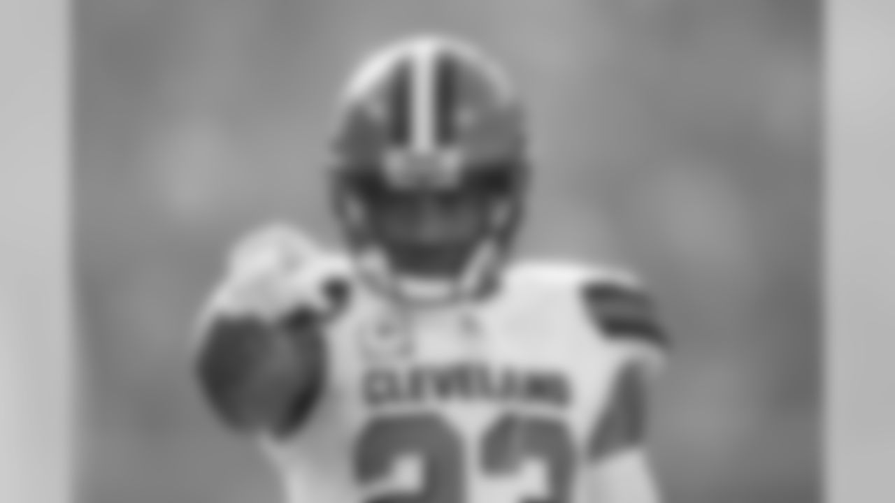 DB Joe Haden on the field against the Cowboys.