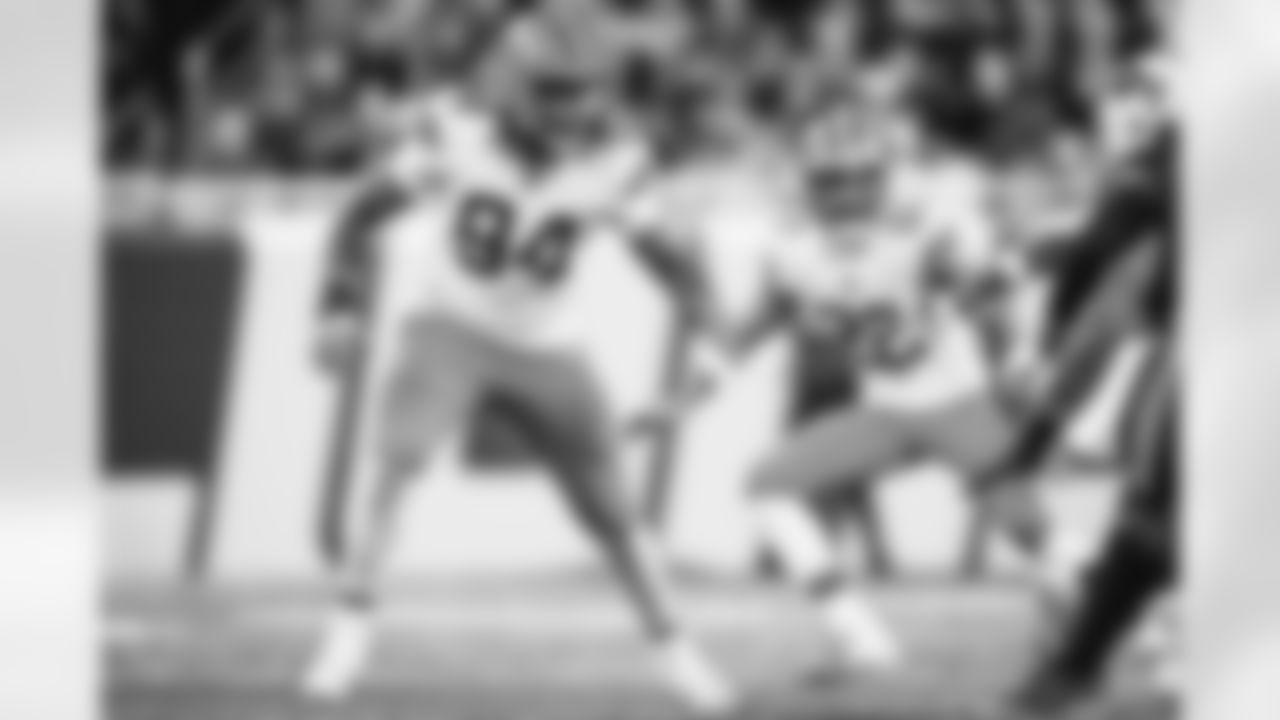 Defensive end Alex Wright (94) during a NFL football game between the Cleveland Browns and Buffalo Bills on November 20, 2022 at Ford Field.