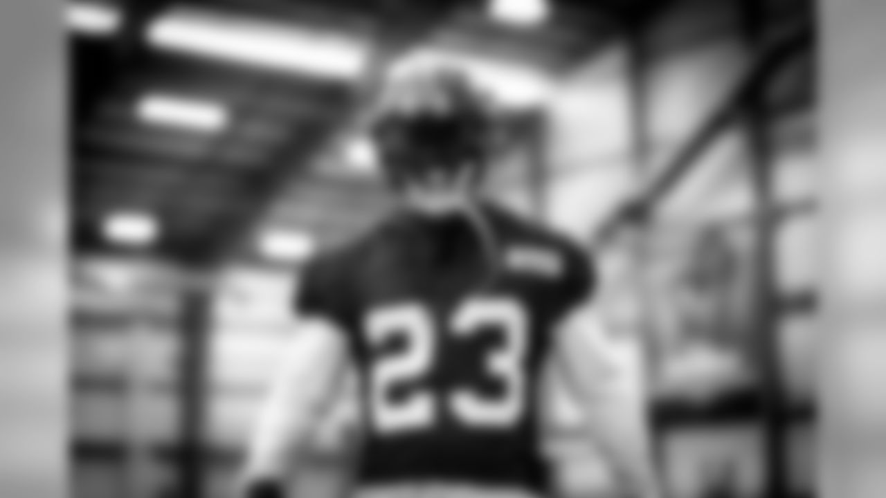 Safety Damarious Randall (23) during the second day of minicamp on June 5, 2019.