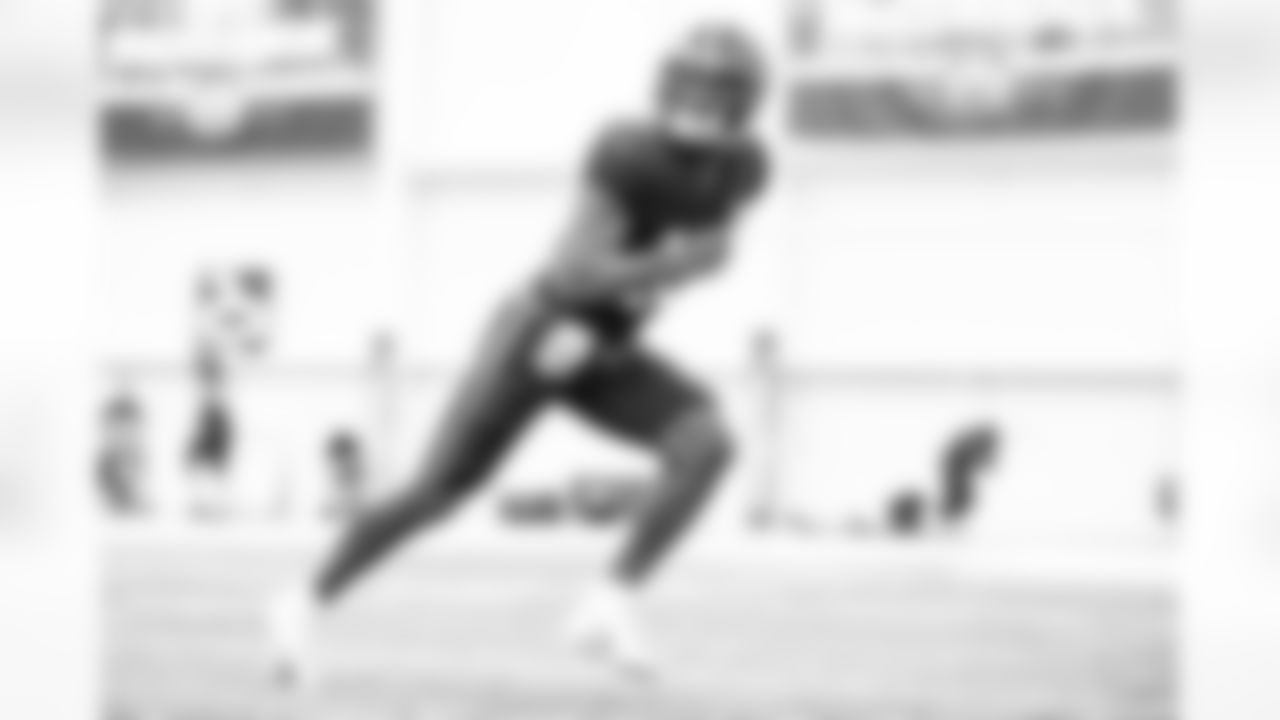 Wide receiver Damion Ratley (18) during practice on August 28, 2020