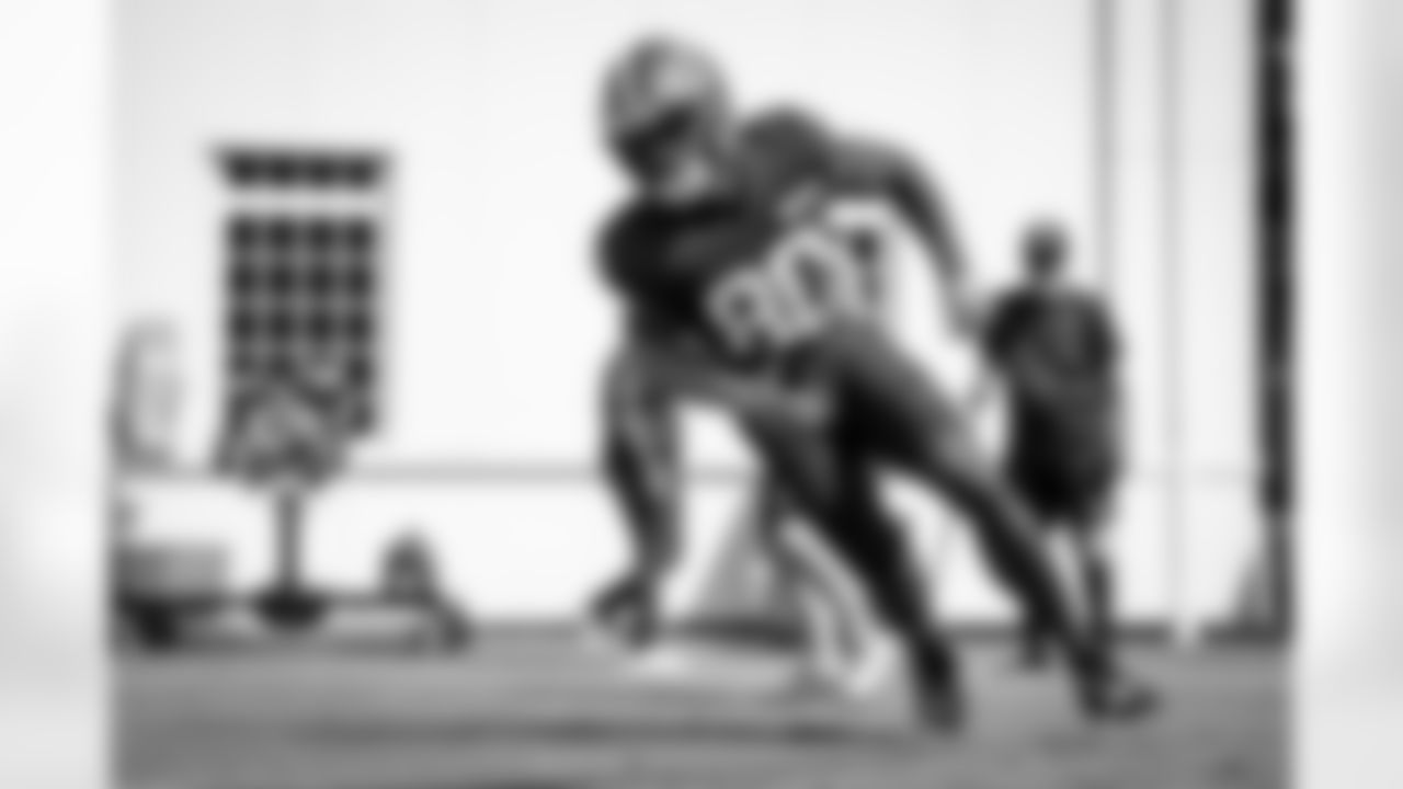 Wide receiver Austin Watkins Jr. (80) during Day 4 of Training Camp at The Greenbrier on July 28, 2023.
