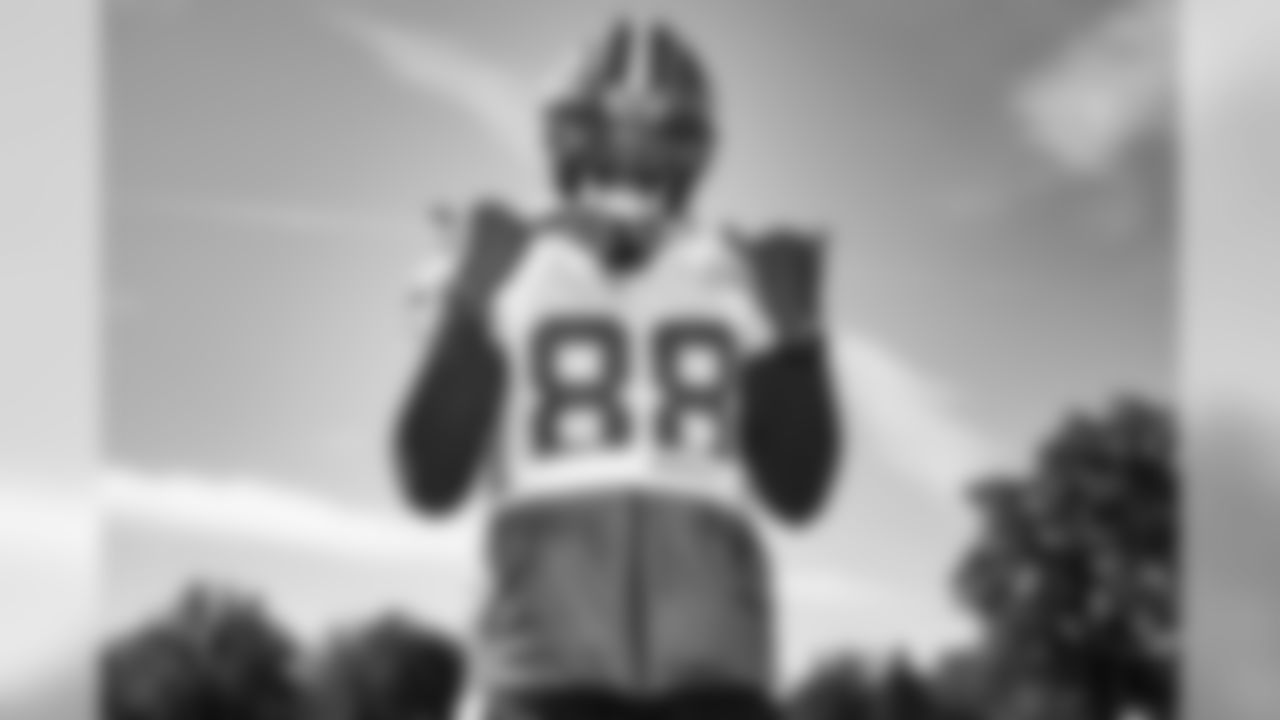 Tight end Demetrius Harris (88) during practice on September 25, 2019