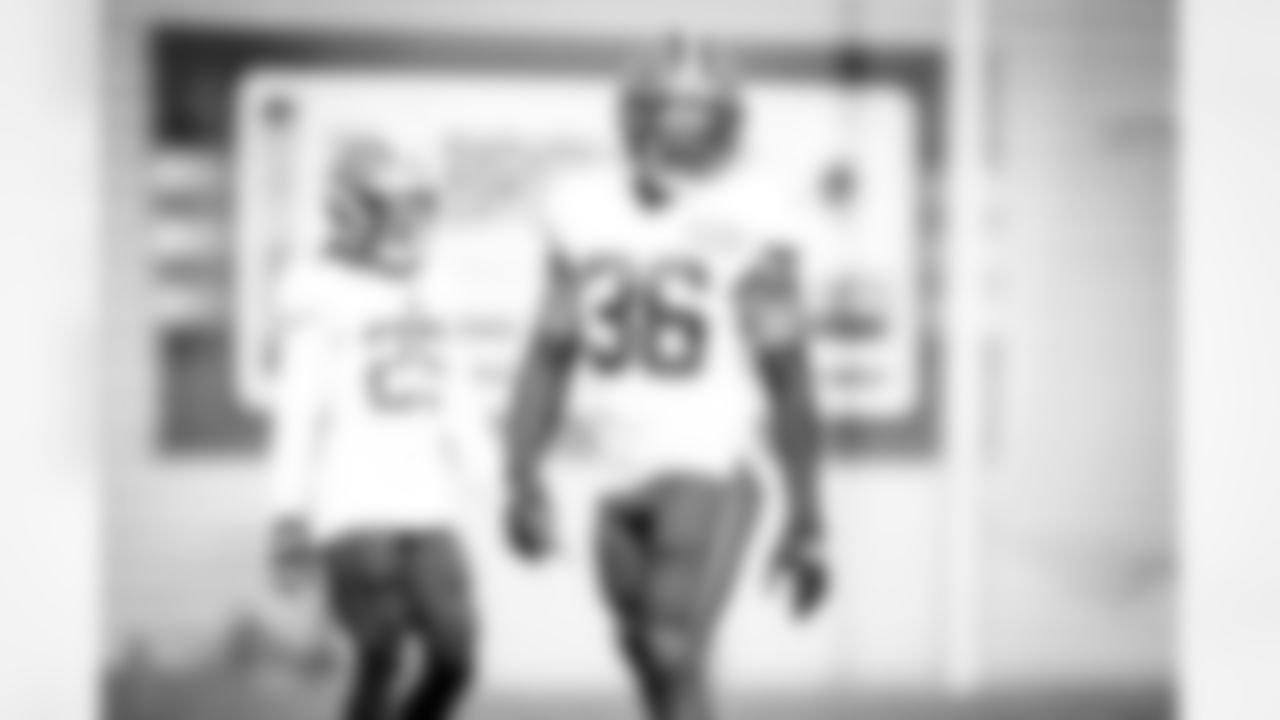 Cornerback M.J. Stewart Jr. (36) during practice on September 23, 2020