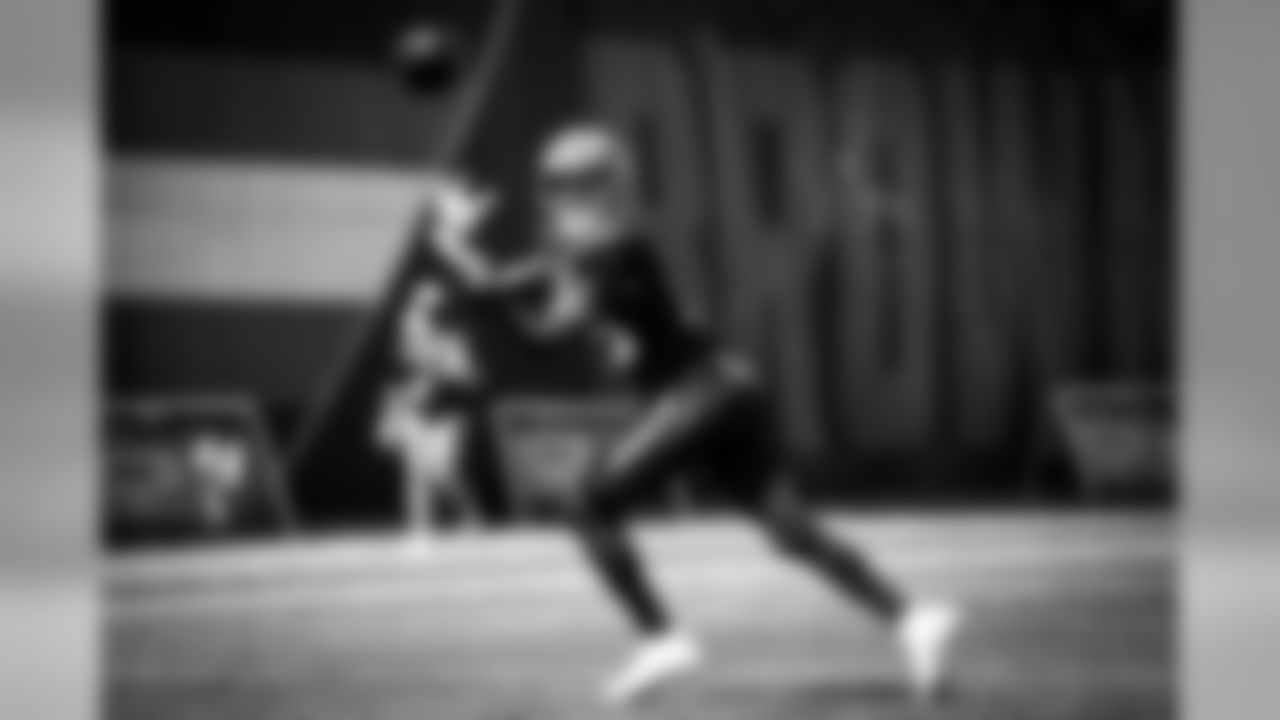 Wide receiver JoJo Natson (19) during practice on August 18, 2020