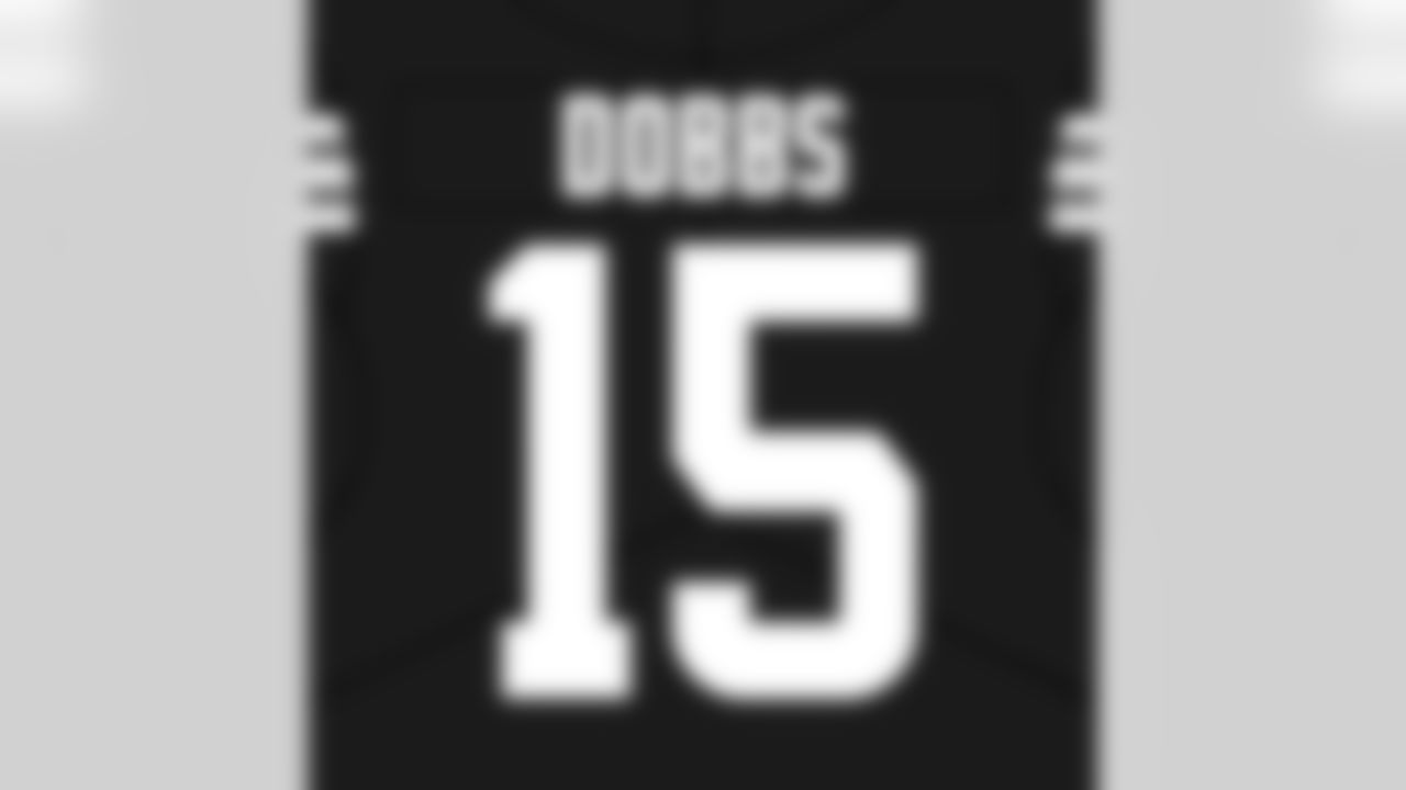 Quarterback Josh Dobbs (15)
