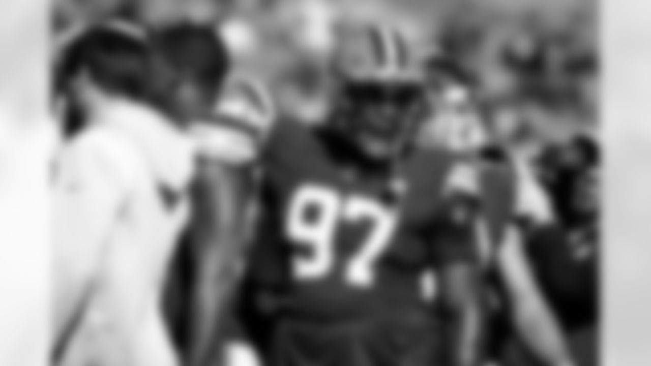 Defensive tackle Perrion Winfrey (97) before a NFL football game between the New England Patriots and Cleveland Browns on October 16, 2022 at FirstEnergy Stadium. The Browns lost 38-15.