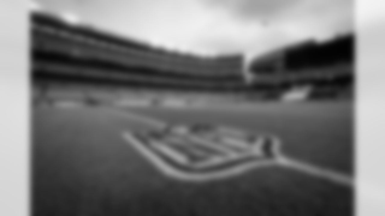 The stadium before a NFL football game between the Cincinnati Bengals and Cleveland Browns on September 10, 2023 at Cleveland Browns Stadium.