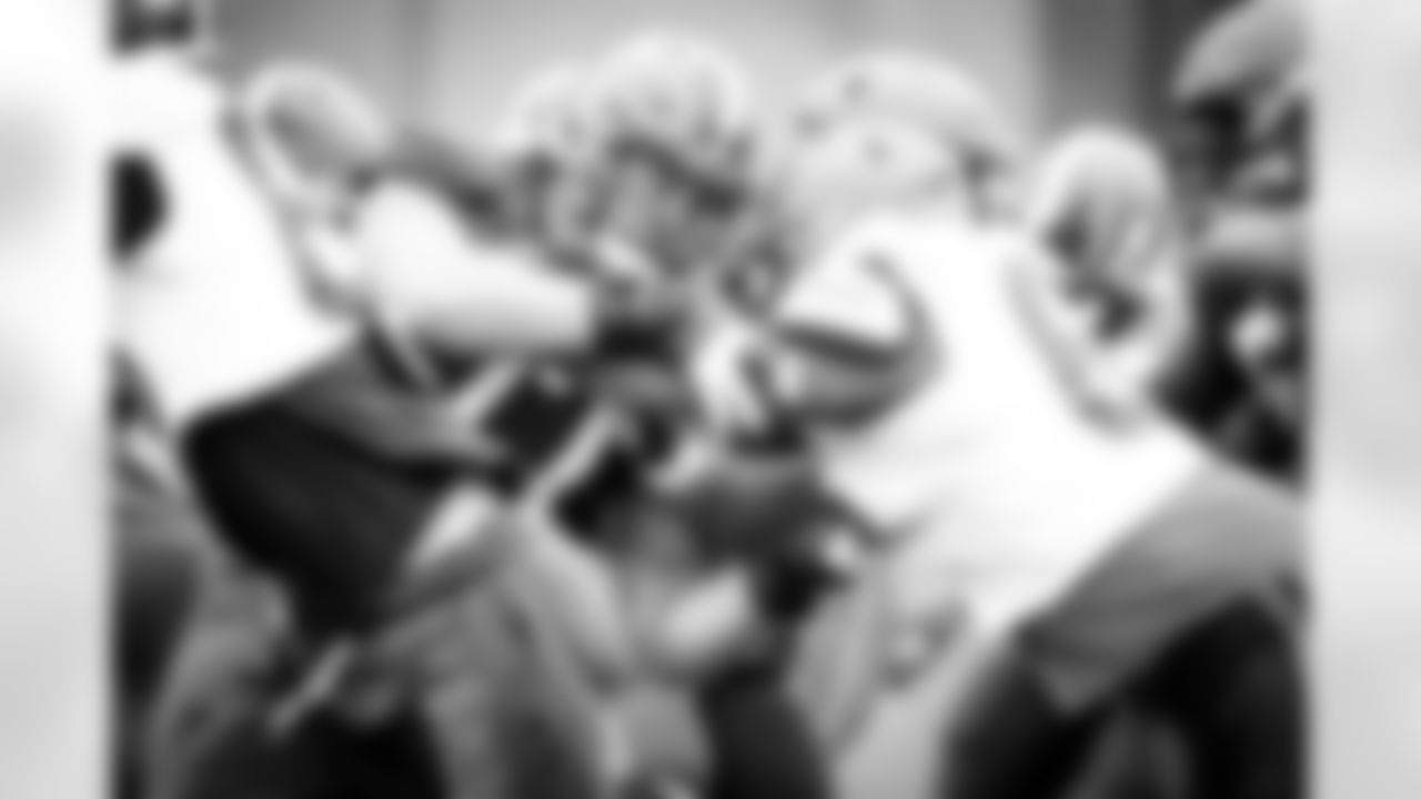 Offensive guard Wyatt Teller (77) during practice on September 30, 2020