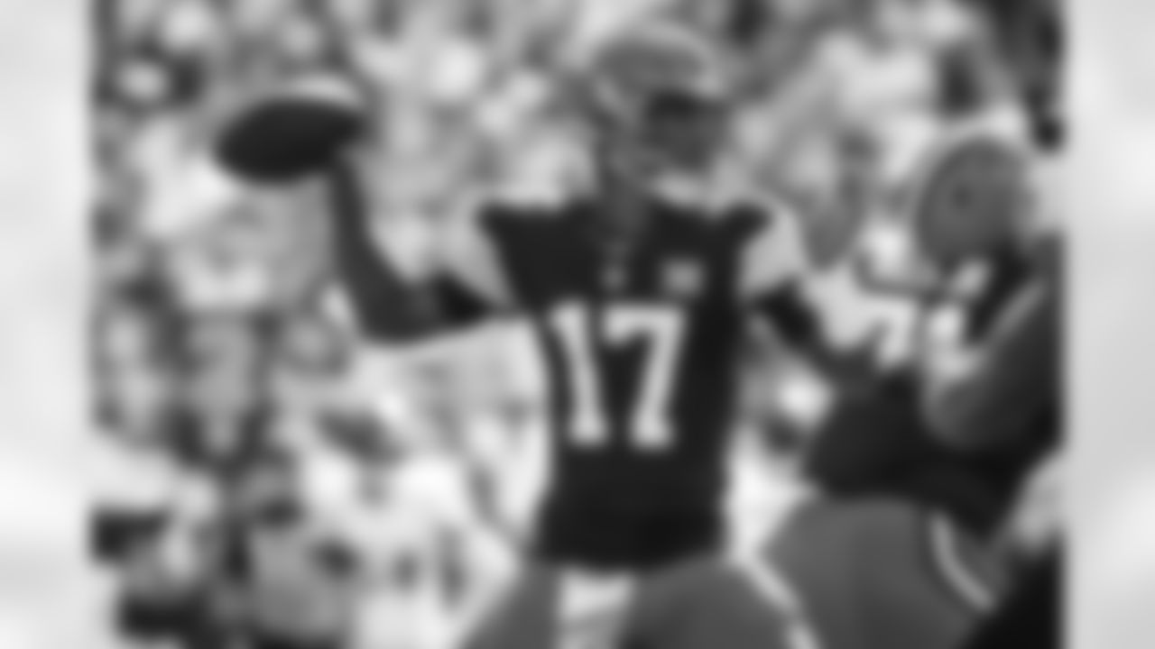 Quarterback Dorian Thompson-Robinson (17) during a NFL football game between the Baltimore Ravens and Cleveland Browns on October 1, 2023 at Cleveland Browns Stadium.