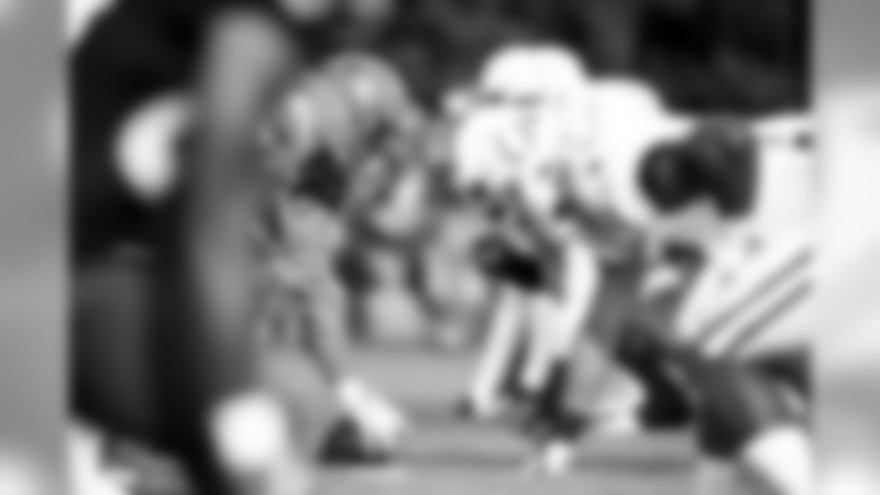 Guard Austin Corbett (63) during the second joint practice with the Colts in Indianapolis.