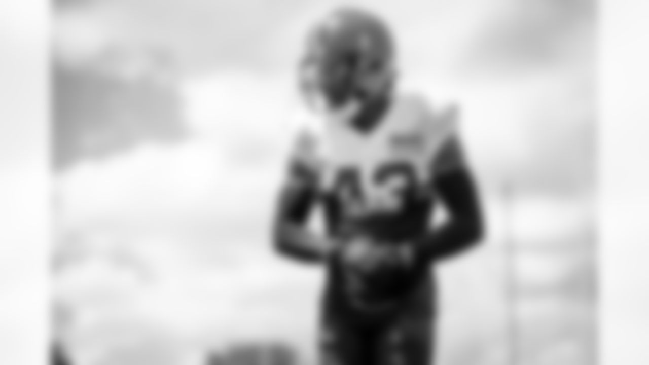 Safety John Johnson III (43) during the eighth day of training camp at CrossCountry Mortgage Campus on August 5, 2022.