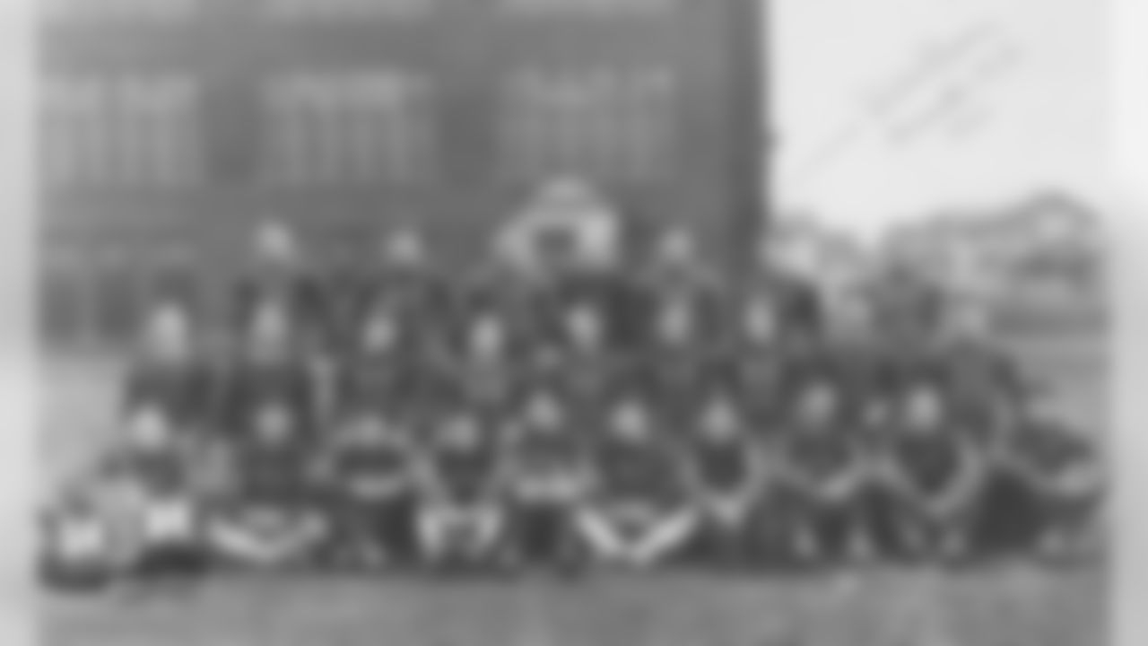 Paul Brown with the Massillon High School football team in 1925.