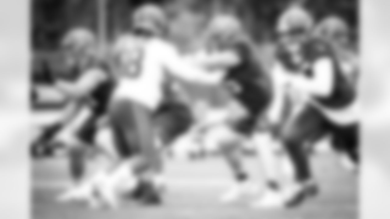 Offensive guard Joel Bitonio (75) during practice on September 2, 2020