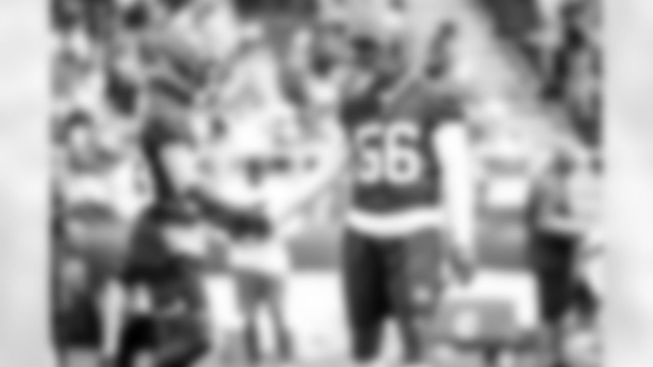 Linebacker Malcolm Smith (56) during the fifteenth day of training camp on August 18, 2021.