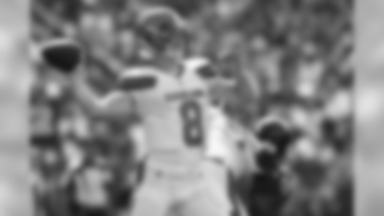 QB Kevin Hogan passes the ball.