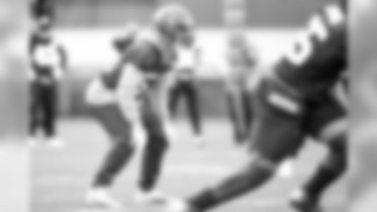 Linebacker Joe Schobert (53) during practice on November 28, 2019.