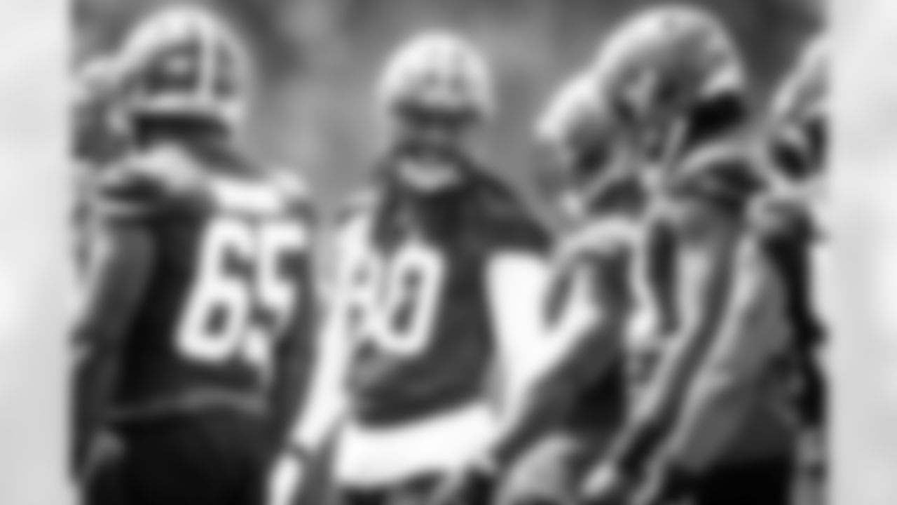 Defensive end Jadeveon Clowney (90) during the third day of training camp on July 30, 2021.