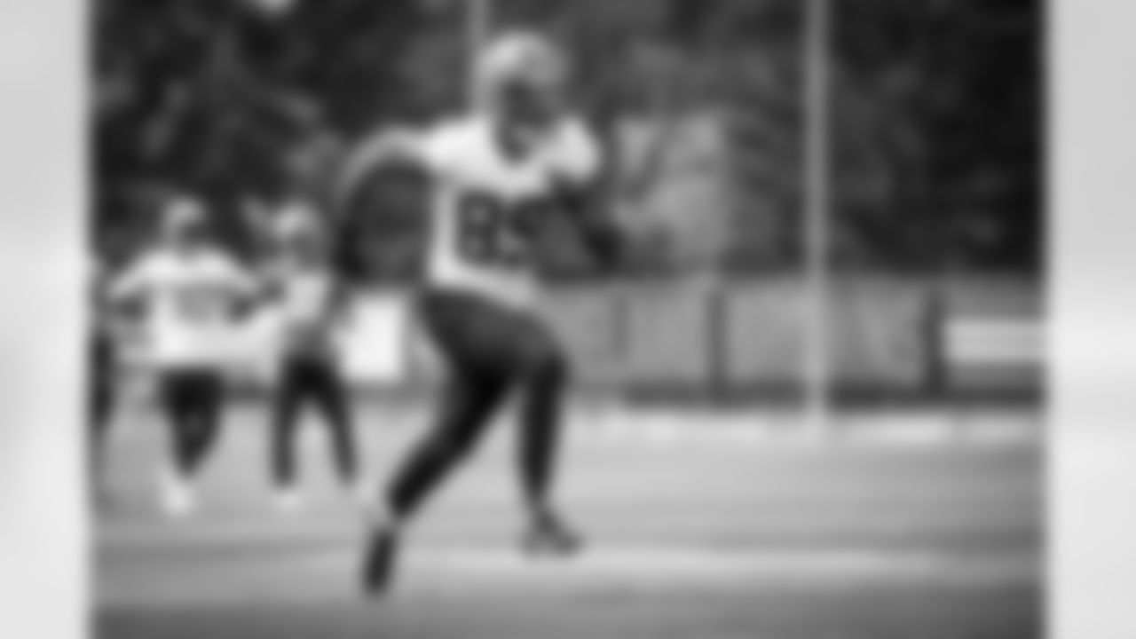 Wide receiver Cedric Tillman (89) during a field workout at CrossCountry Mortgage Campus on July 20, 2023.