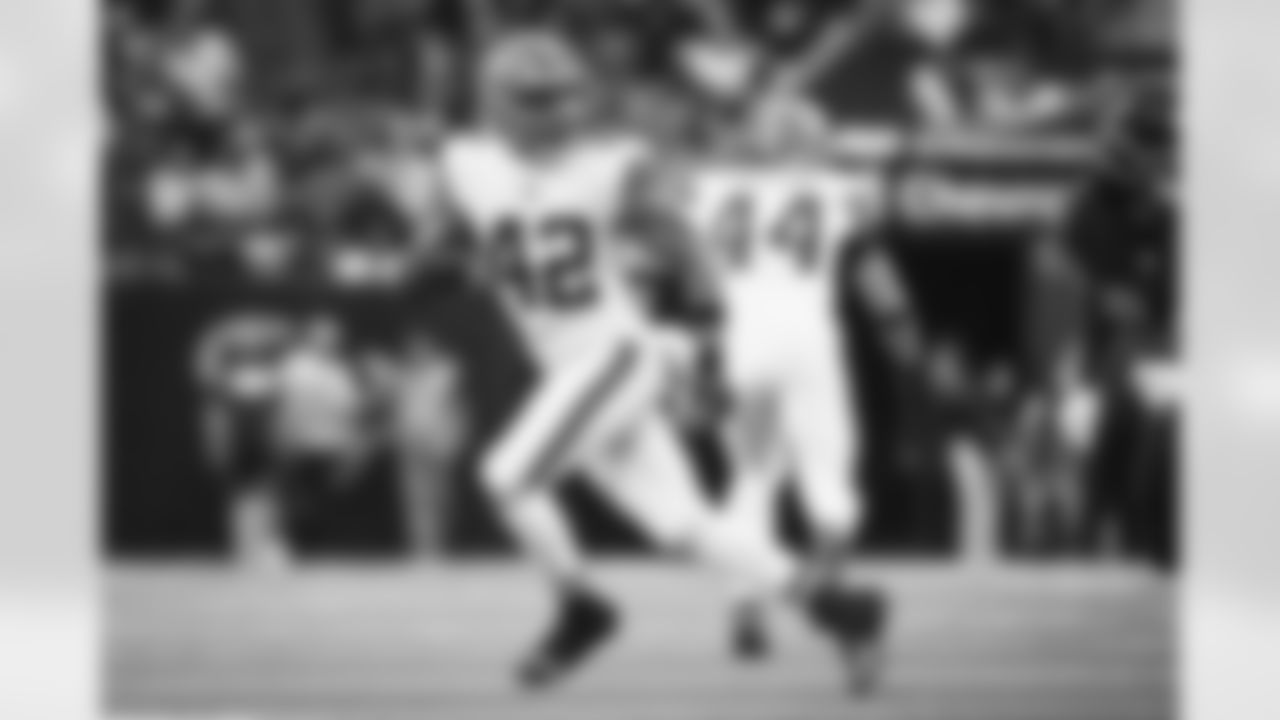 Linebacker Tony Fields II (42) during a NFL football game between the Cleveland Browns and Houston Texans on December 4, 2022 at NRG Stadium.
