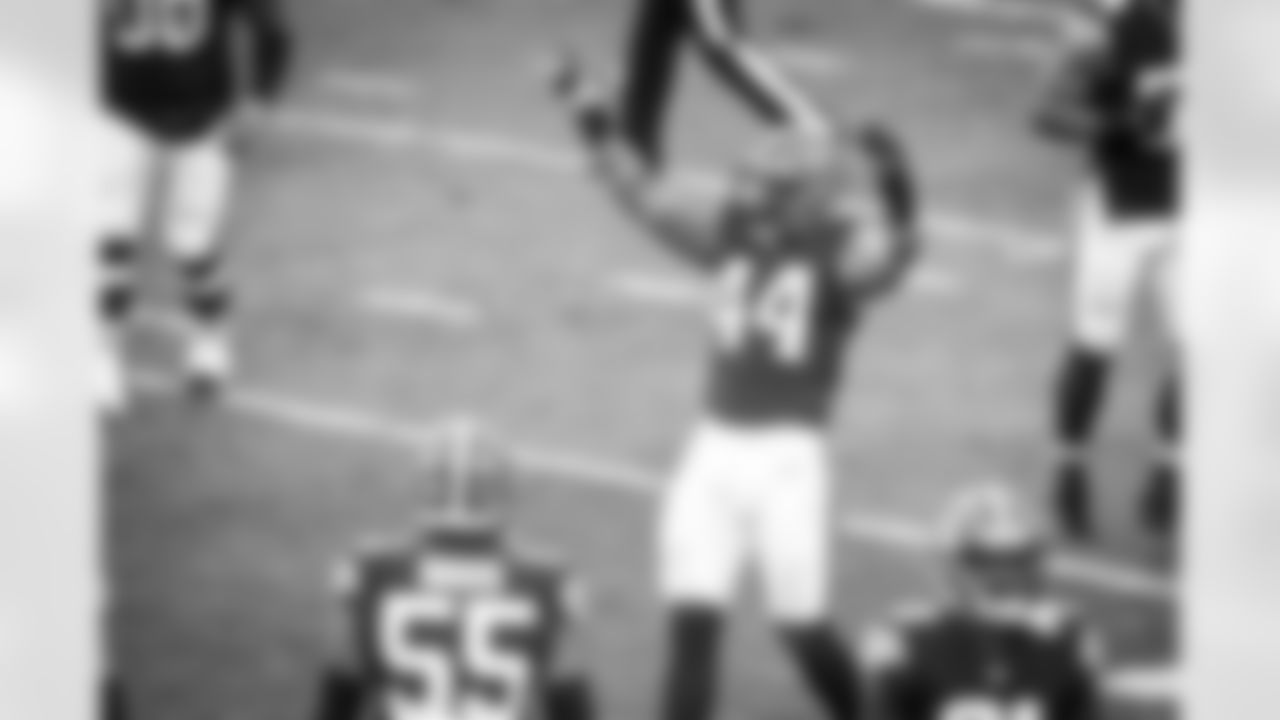 Linebacker Sione Takitaki (44) during a NFL football game between the Houston Texans and Cleveland Browns on November 15, 2020 at FirstEnergy Stadium. The Browns won 10-7.