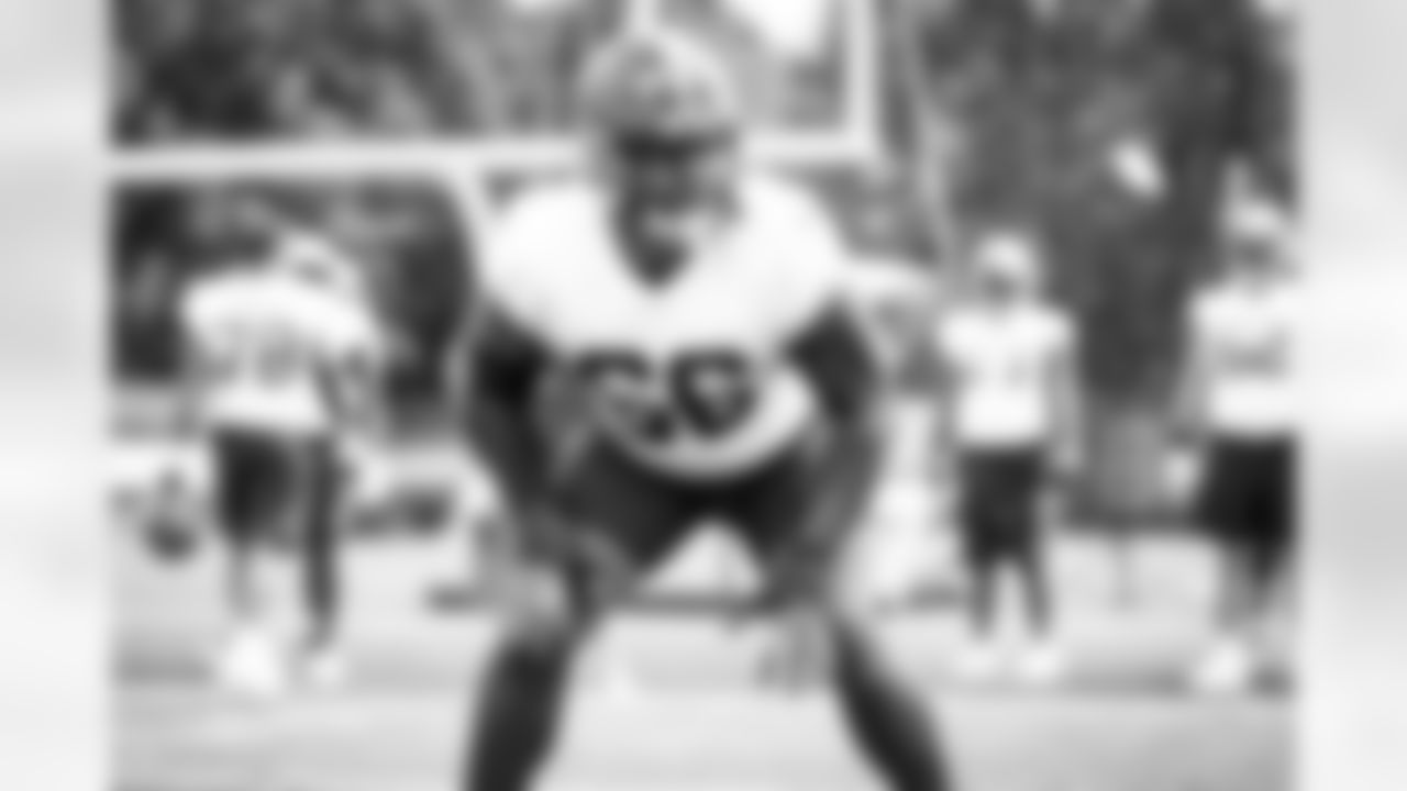 Offensive tackle James Hudson III (66) during the fourth day of training camp on July 31, 2021.