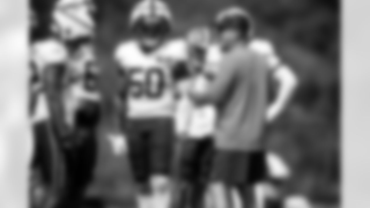 Defensive Coordinator Jim Schwartz during Day 4 of Training Camp at The Greenbrier on July 28, 2023.