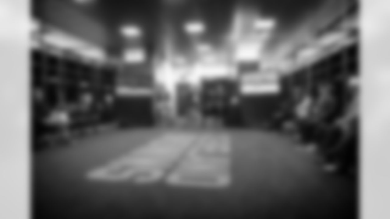 Browns Business Council pre draft party on April 26, 2021 in the home locker room of FirstEnergy Stadium.