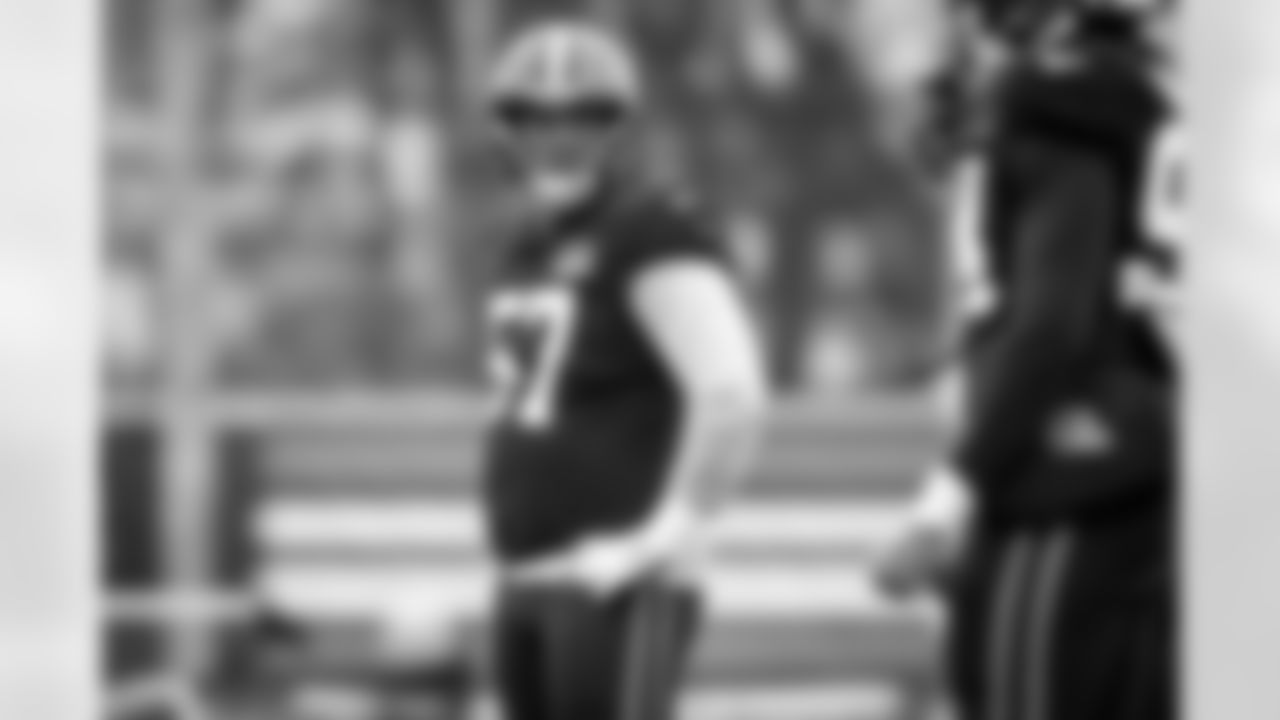 Defensive tackle Ben Stille (57) during practice at CrossCountry Mortgage Campus on November 16, 2022.