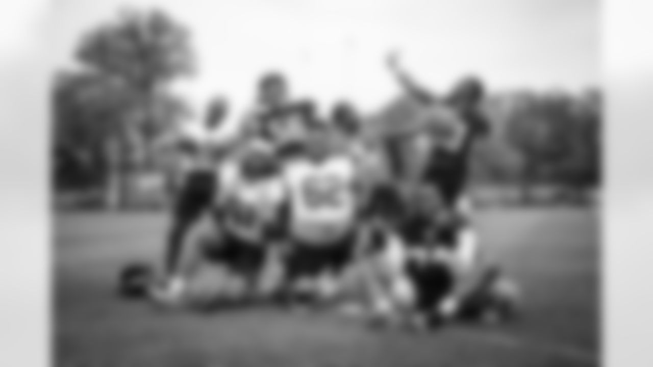The rookie class photo after practice on the first day of Rookie Minicamp at CrossCountry Mortgage Campus on May 12, 2023.